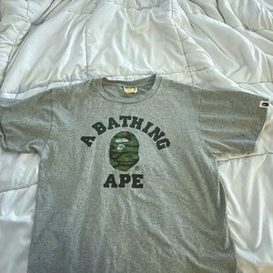 BAPE t shirt luxury brand size:M